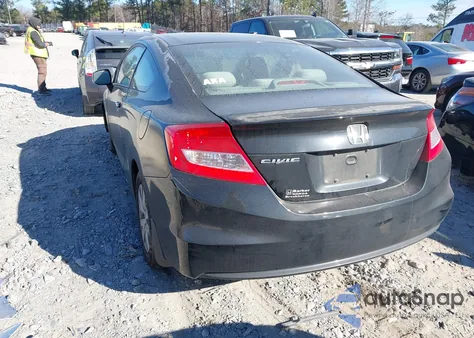2012 Honda Civic Lx from USA, damaged, VIN 2HGFG3B58CH538883